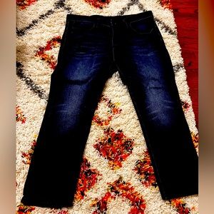 Premium 4 Way Stretch Jeans in Dark Indigo Wash